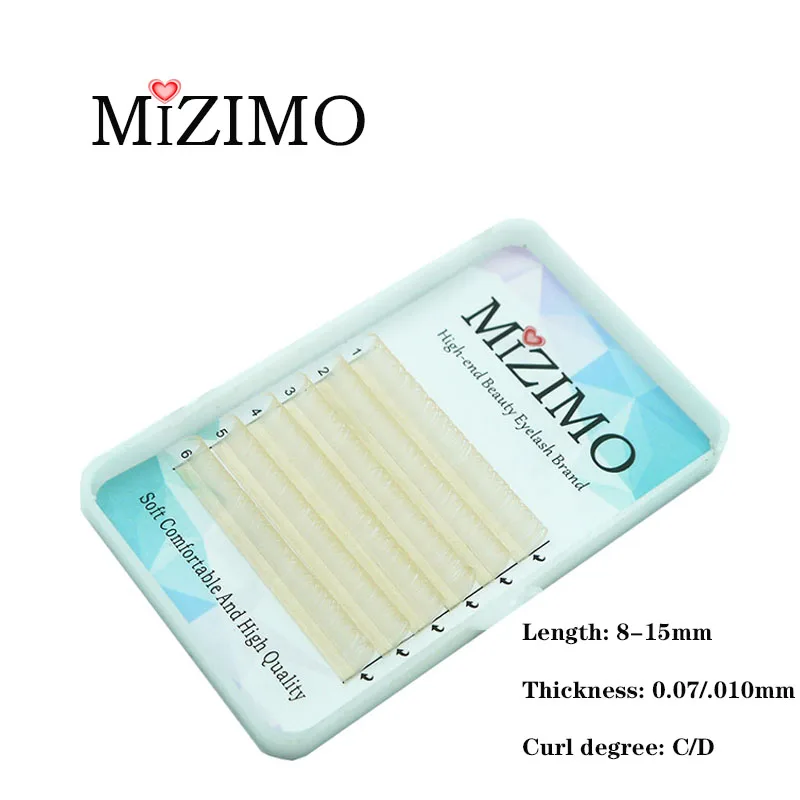 Накладные ресницы mimimo 0 07/0 1 мм C/D 8 15 светильник|Накладные ресницы| |