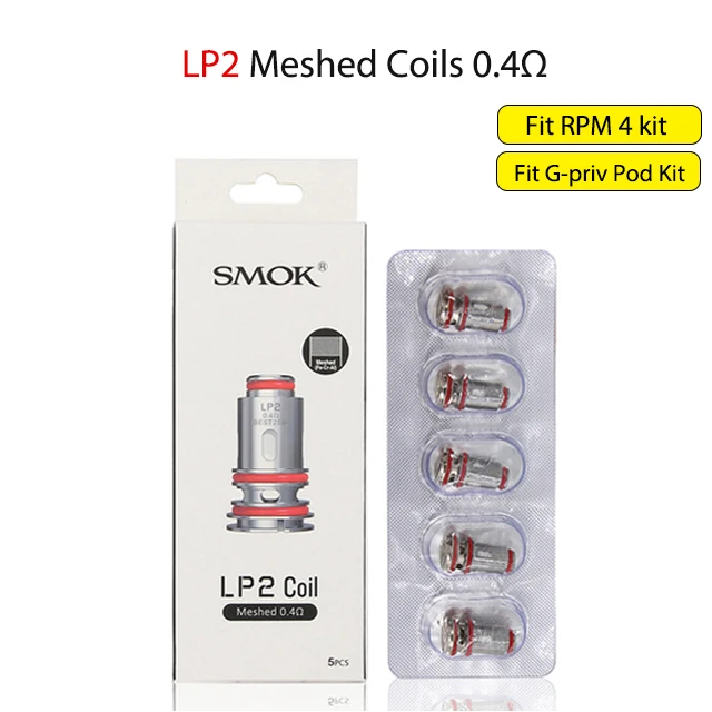 Оригинальный SMOK LP 1 2 катушки головки LP1 сетчатые сердечники для картриджа NOVO 4