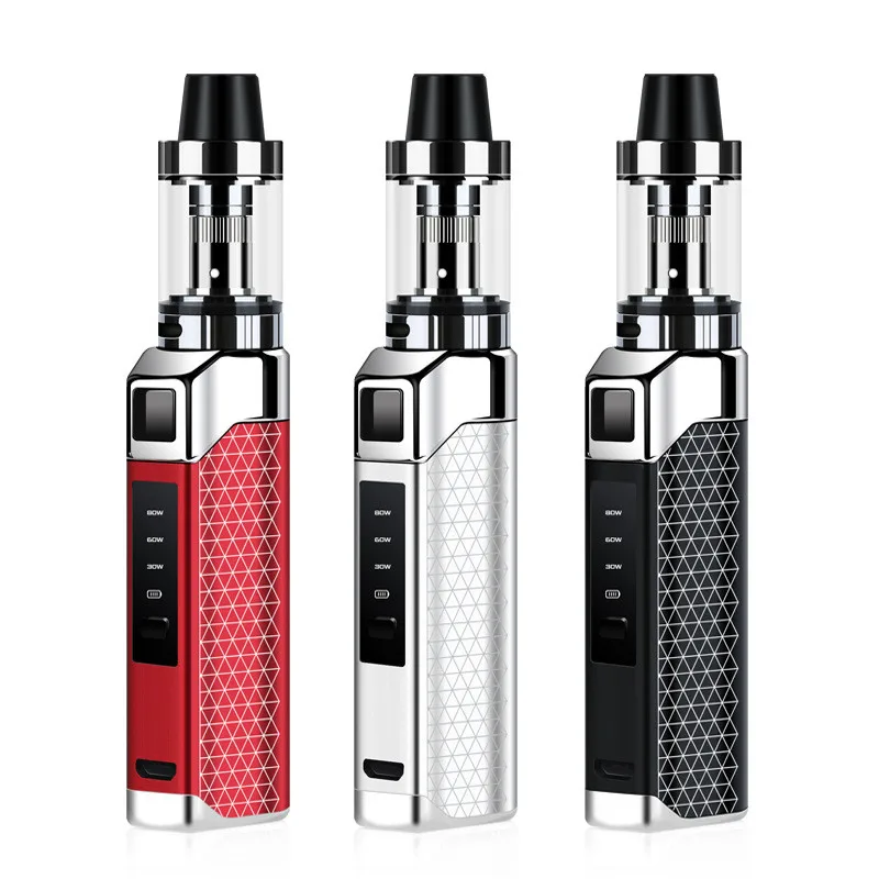 

Hot sale Mini 80w box kit with 2000mAh built-in battery 1.5ml capacity tank three-speed adjustment E-cigarette kit VS ekifee100w