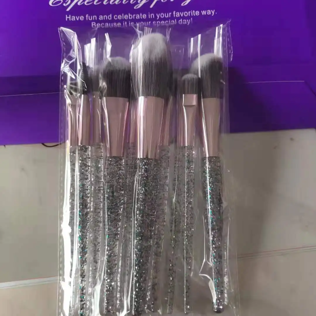 

New 2020 10pcs Professional makeup brushes set cosmetic brush beauty tool kits for Foundation eyebrow powder lip eye shadow