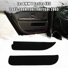 Защитный коврик для внутренней двери, боковая защита для края автомобильной двери, противоударный коврик, наклейка для BMW 7 серии E65 2005-08 730i 740i 750i 2003