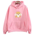 K поп милые корги собака толстовки с капюшоном и принтом для женщин осень Японская уличная одежда толстовка с капюшоном и героями мультфильмов, толстовка с рисунком Harajuku Мужской пуловер с капюшоном