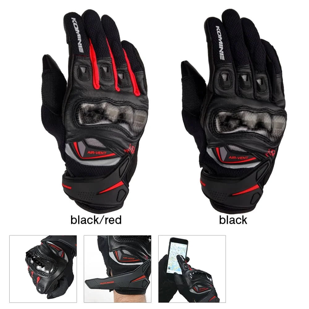 

Motorcycle Riding Gloves Full Metal Motorbike Off-Road Racing Gloves