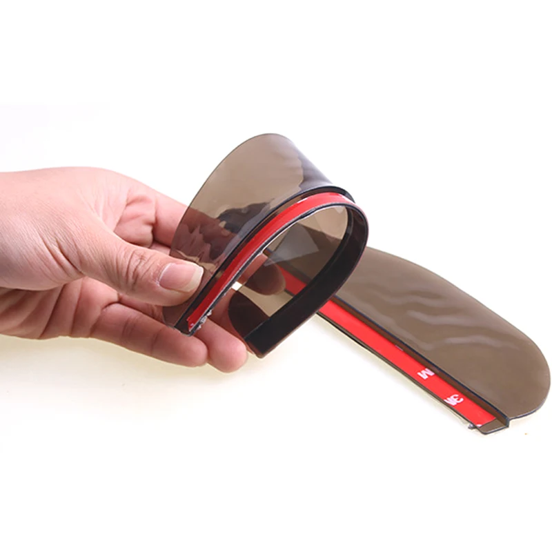 2 ПВХ автомобиля Стайлинг водонепроницаемый зеркало заднего вида бровей