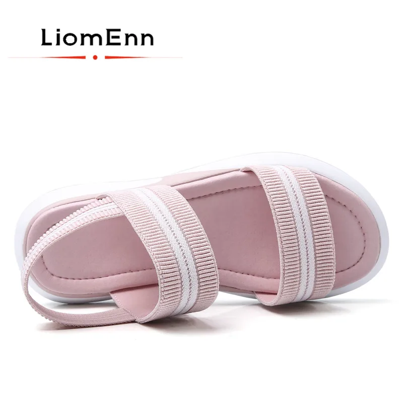 

Mesh Platform Sandals Women Shoes 2021 Summer Ladies Sandals Soft Sole Black Pink Sandals girls Female Chunky Shoe zapatos mujer