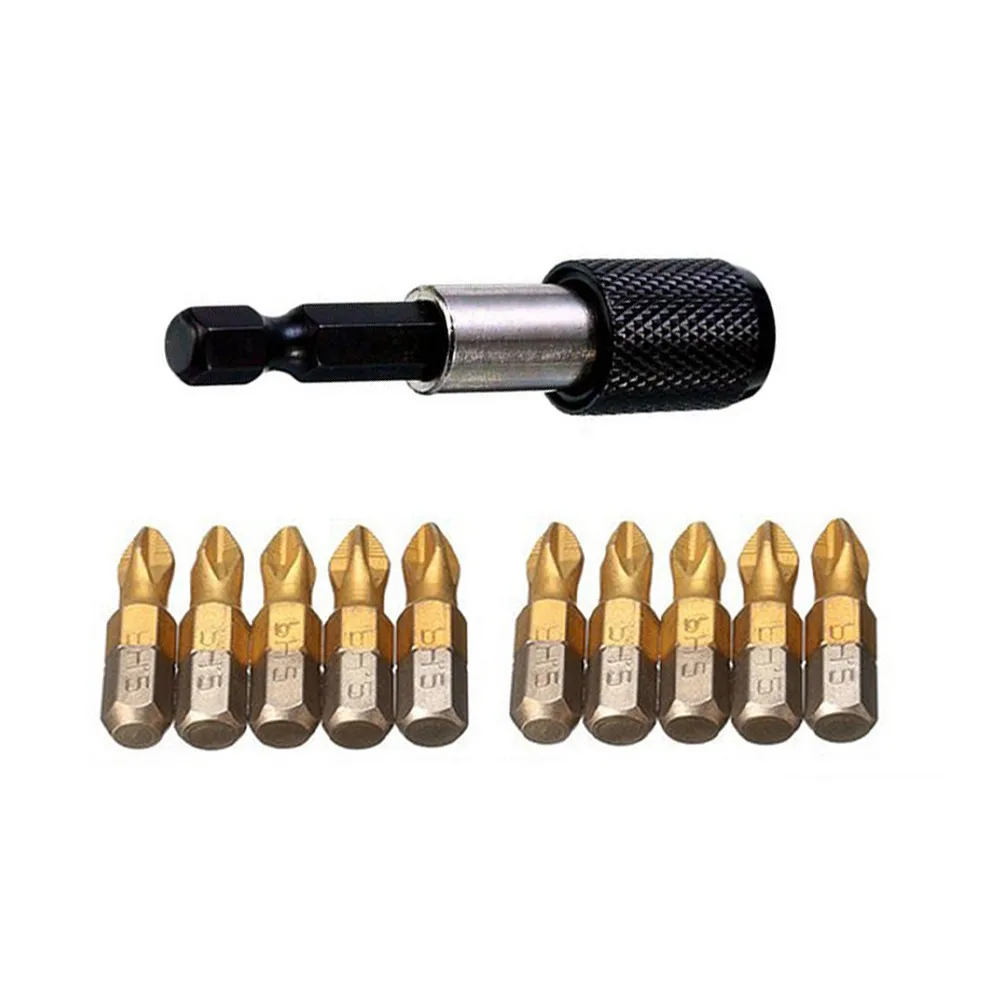 

Durable High Quality New Practical Useful Brand New Screwdriver Bit Drill PH2 Screwdriver Titanium Coated Tool
