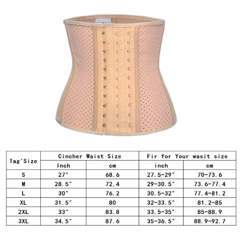 

Women Slimming Body Shaper Corset Waist Body Tummy Girdle Control Underbust Shapewear Belt