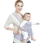 Эргономичный рюкзак-переноска для новорожденных 0-48 месяцев, с набедренным сиденьем, многофункциональный слинг для младенцев, талия, детский кенгуру