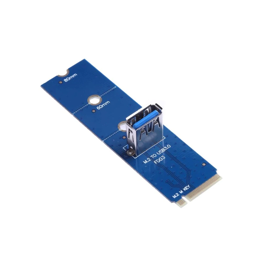 

M.2 NGFF to PCIe X4 USB3.0 Transfer Card Adapter Converter M.2 to USB 3.0 PCI-E Riser Card for Miner Mining Converter Free Ship