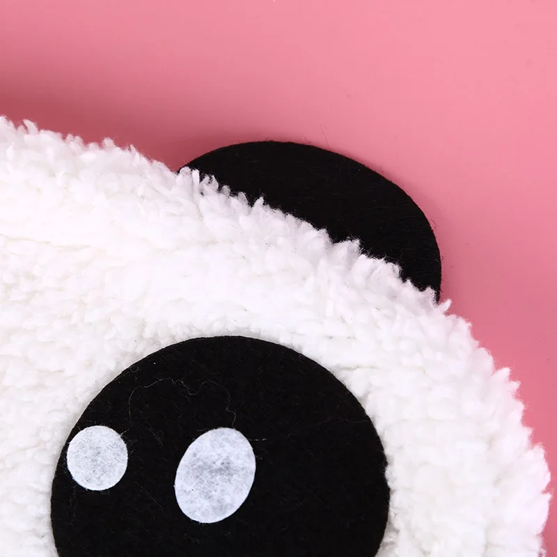

Cute Face White Panda Eye Mask Eyeshade Shading Sleep Cotton Goggles Eye Mask Sleep Mask Eye Cover Travel Accessories