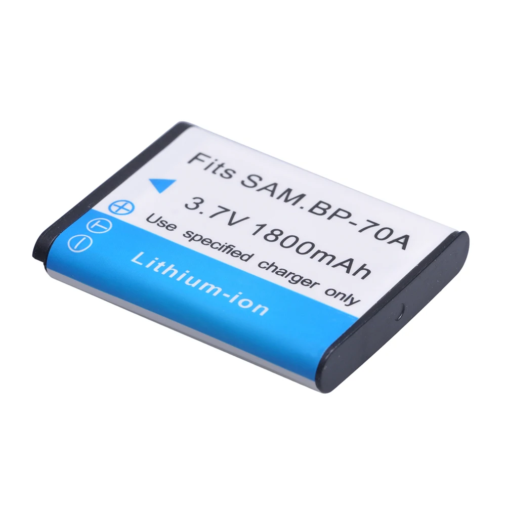 3 шт. 1800 мАч BP 70A BP70A аккумуляторная батарея для Samsung ES65 ES70 ES71 ES73 ES74 TL105 TL110 PL100 SL50 SL600