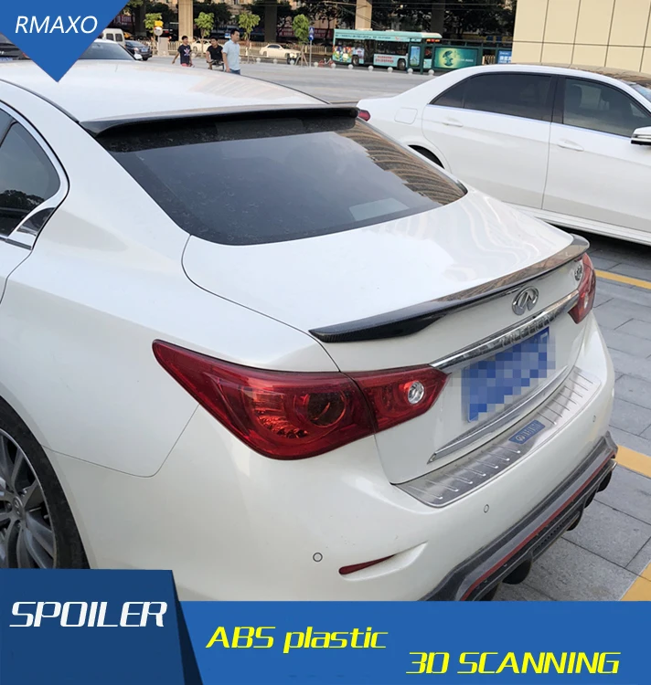 Для Infiniti Q50 спойлер на крышу из углеродного волокна задний для nissan Q50L Q50S 2014-2015 |