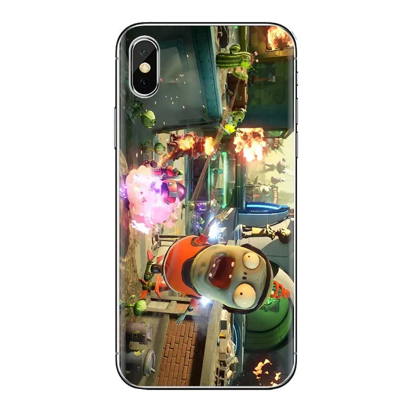 Силиконовый чехол популярный игровой Растения против Зомби для samsung Galaxy S3 S4 S5 Mini S6