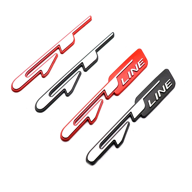 Автомобильная наклейка GT Line эмблема крыла багажника для Kia Forte Ceed Stinger Shuma Rio Sportage