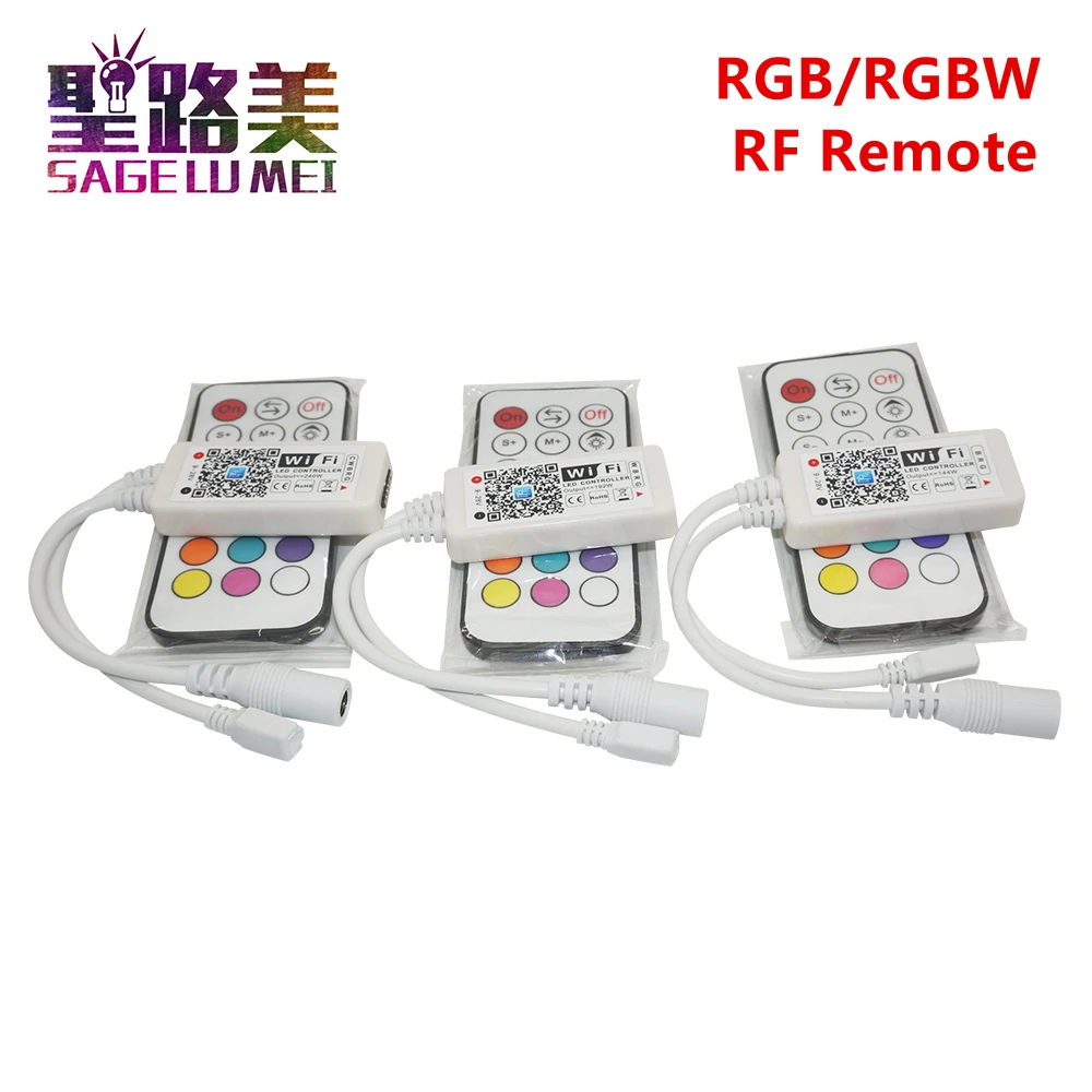 DC12V 24V беспроводной WIFI светодиодный RGB / RGBW управление ler RF дистанционное IOS/Android