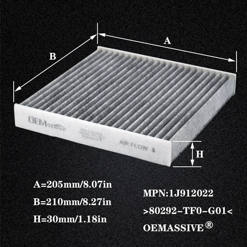 

Accessories Cabin Air Filter Air Conditioning CR-Z Cabin Filter Pollen