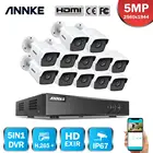 ANNKE 16CH 5MP Lite HD система безопасности 5в1 H.265 + DVR с 12 шт. 5 Мп пулевыми наружными всепогодными камерами CCTV комплект