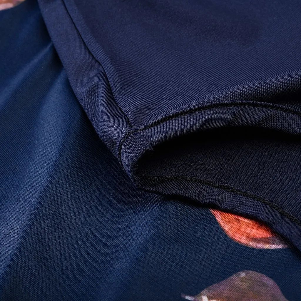 Летнее женское платье без рукавов с цветочным принтом повседневное эластичное