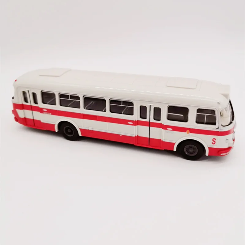 Подарочной коробки, упаковка автобуса, 1:43 abs пластик Skoda 706 RTO автобус, моделирование пластиковые раздвижные игрушки, высокое качество подарок