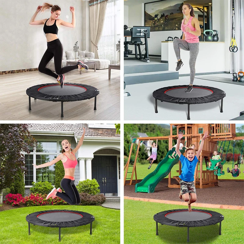 

Trampolin Bed Trampoline Black Trampoline Outdoor Fitness Equipment HWC