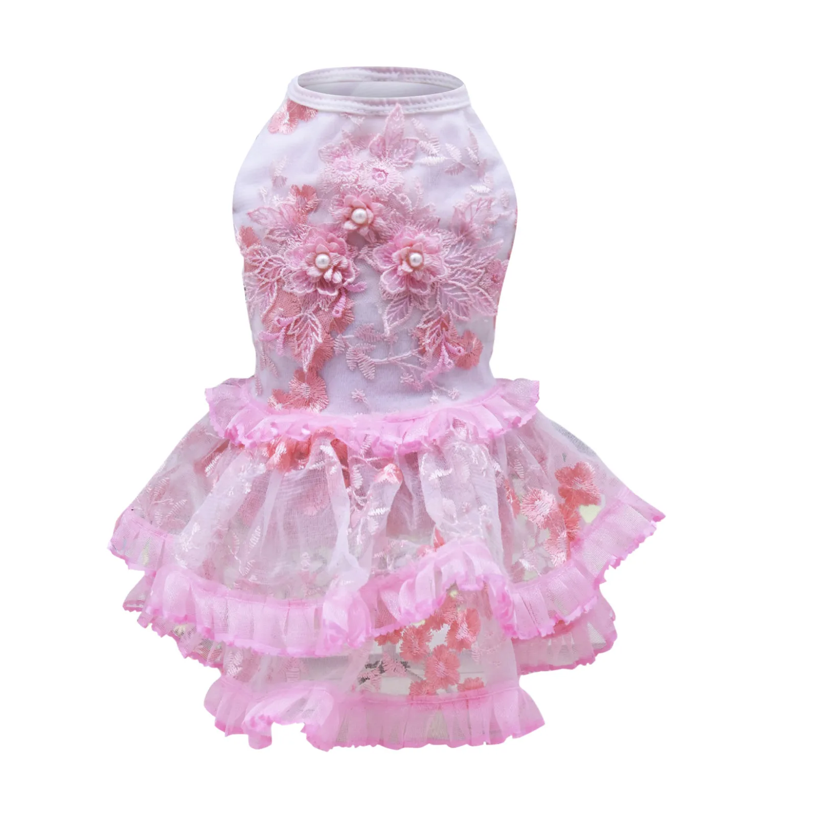 Мода собака одежда летнее платье с юбкой пачкой собаки кошки принтом собачка