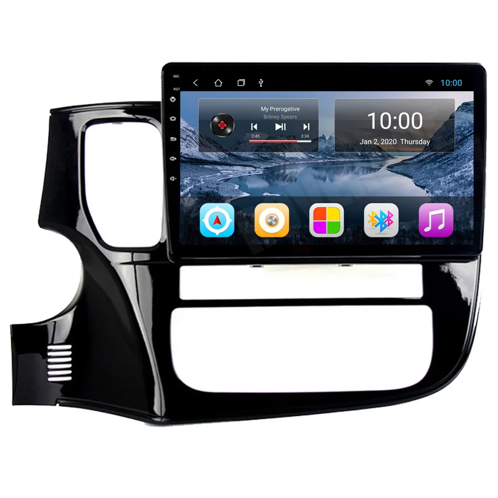 Автомагнитола для Mitsubishi Outlander 2014 2015 2016 Android 10 GPS-навигация | Автомобили и мотоциклы