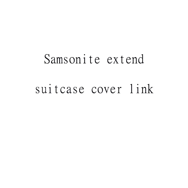 Плотные прозрачные чехлы для багажа для Samsonite, прозрачные защитные чехлы для чемодана, аксессуары для путешествий на молнии, чехол для багажа для путешествий - Цвет: Extend