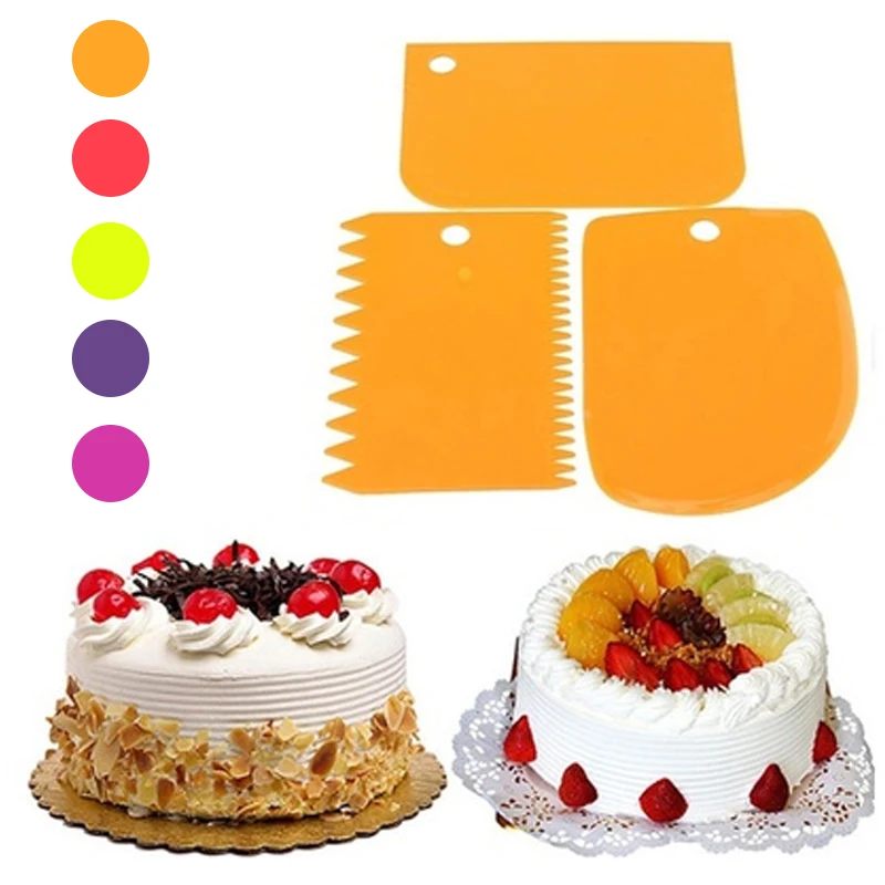 Скребок для глазировки помадки торта выпечки 3 шт./компл. | Дом и сад