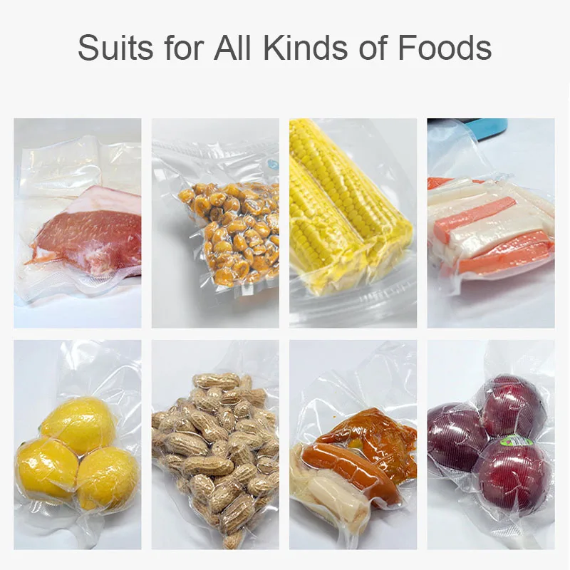 Пакеты для хранения пищевых вакуумных упаковщиков всех различных упаковочных