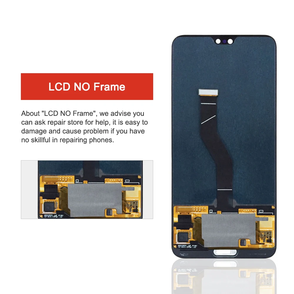 6.1'' P20Pro Lcd Display for Huawei P20 Pro Touch Screen Digitizer with fingerprint For CLT-L09 CLT-L29 | Мобильные телефоны