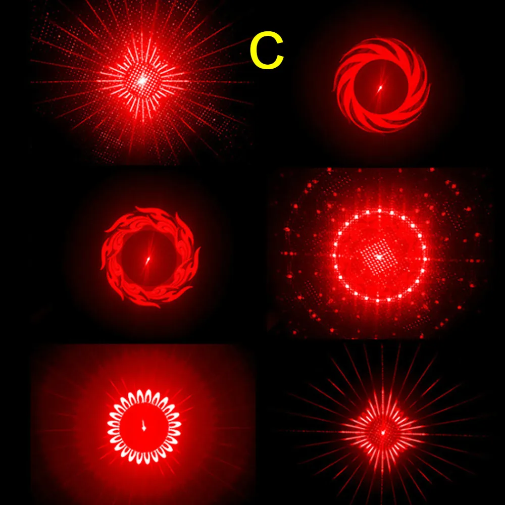 6 режимов модифицированный автомобильный лазерный задний противотуманный