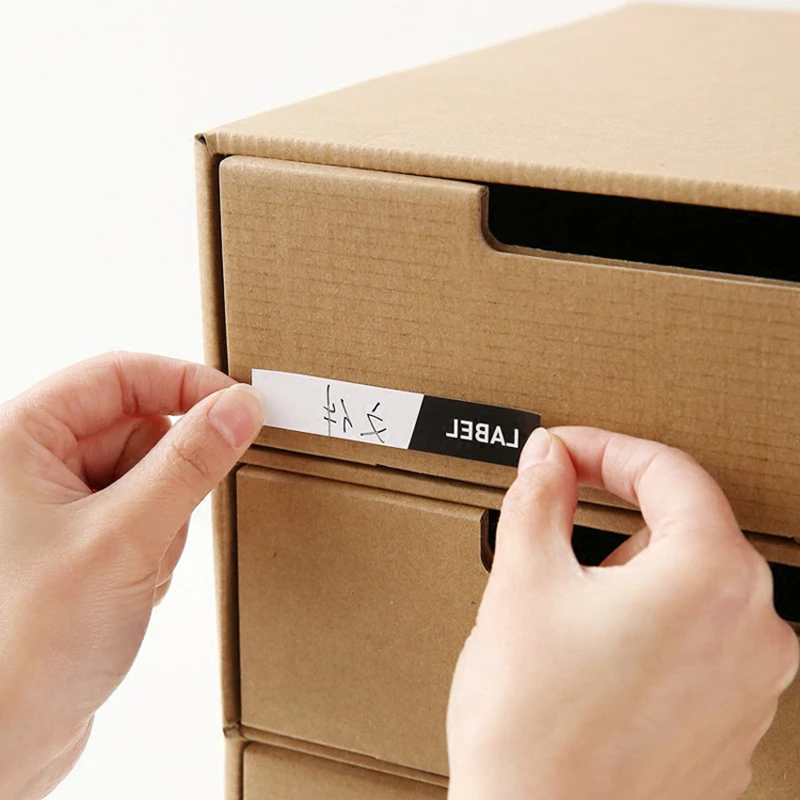 3-уровневая картонная настольная офисная канцелярская коробка для хранения