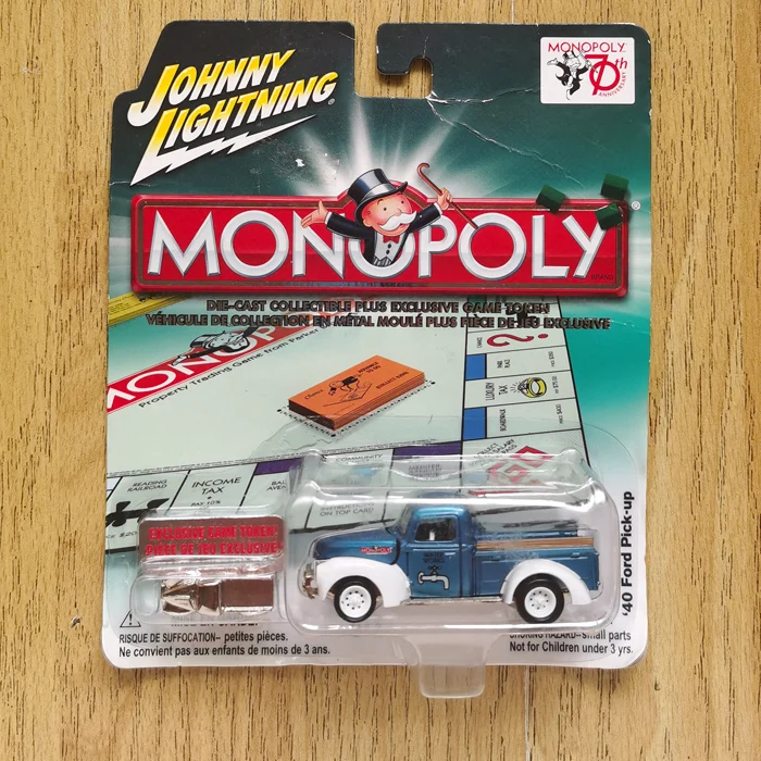 Модель автомобиля из сплава с изображением пикапа Джонни молнии Форда 1/64 |