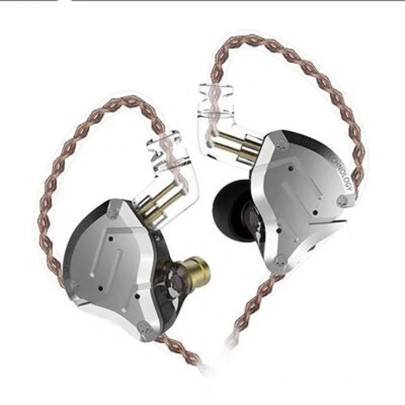 KZ ZS10 Pro металлическая гарнитура 4BA 1DD гибридные 10 драйверов HIFI бас наушники