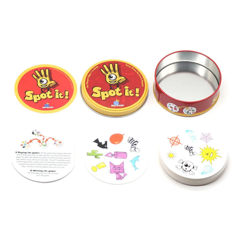 Spot it и dobble карточная игра настольная для Dobbles Детские карты походная