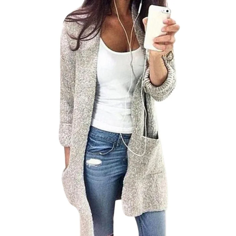 Loozykit Women's Jacket Fashion Long Sleeve Winter Casual Polyester Solid Split Fork Thin new | Женская одежда