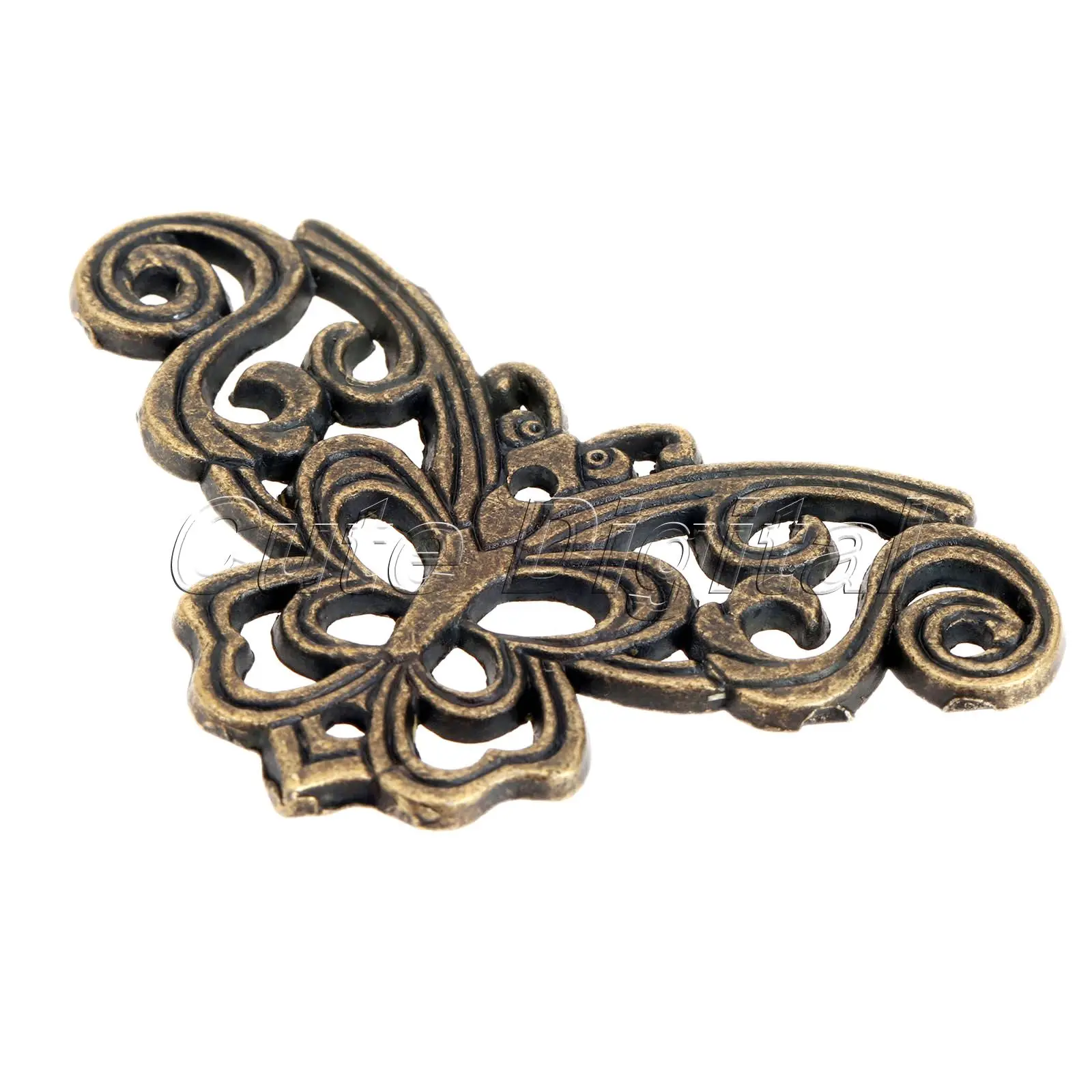 12 шт Металлические декоративные уголки кронштейн для мебель деревянный ящик