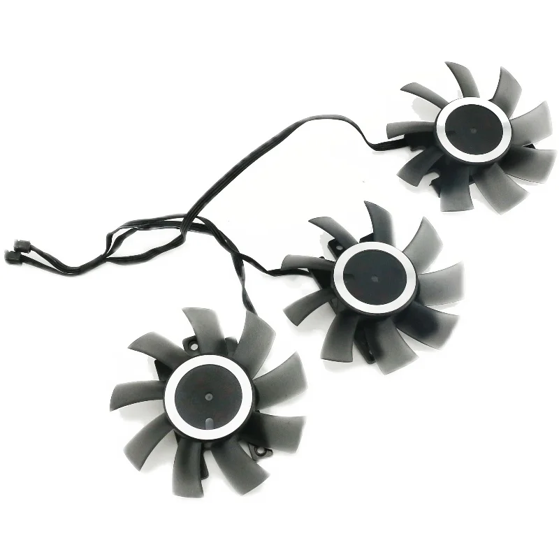 

Original 3PCS Cooling Fan For INNO3D RTX2080ti RTX2080 11GB GAMING OC X3 RTX 2070s Graphics CF-12815S DC12V 0.28A Card Fan