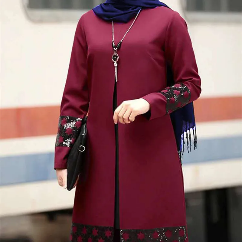 

Two Piece Muslim Sets Abaya Women Musulman Ensembles Turkey Hijab Dress Moroccan Islam Clothing Abayas Suits