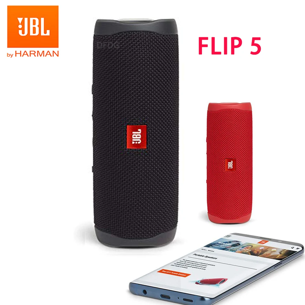 JBL Flip 5 мощная Bluetooth колонка портативная беспроводная водонепроницаемая