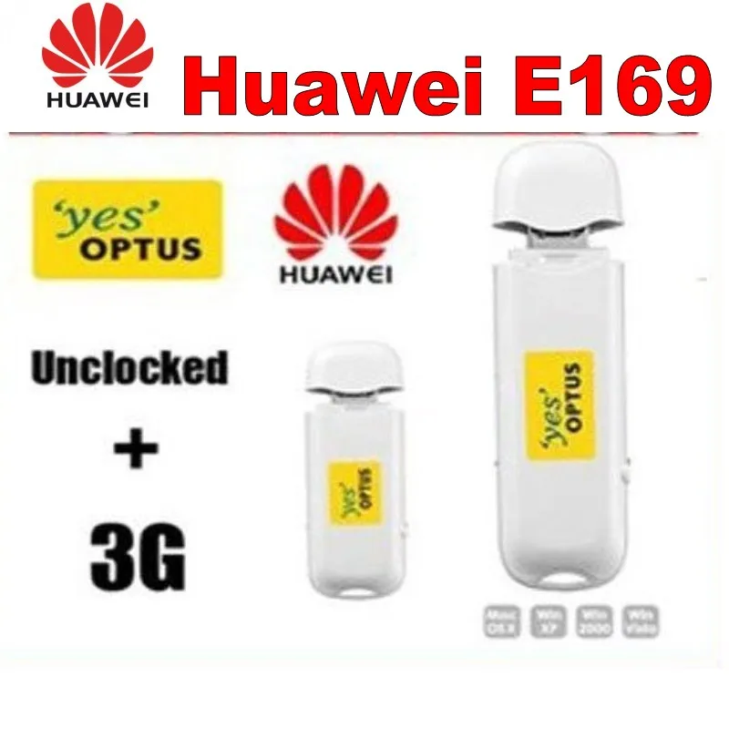 Оригинальный разблокированный Huawei E169 7 2 M Hsdpa USB 3G модем dongle stick UMTS WCDMA 900/2100 МГц|3G