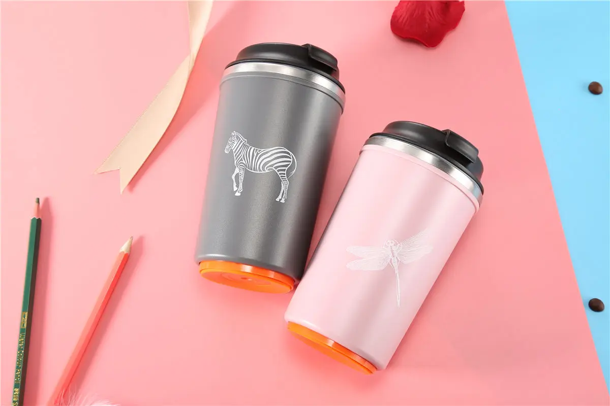 Magic Tumbler Cup Office Wssential Cute Water Bottle Stainless Steel Sucker Personalized | Дом и сад