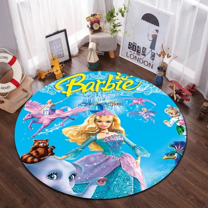 

Disney Cartoon Cinderella Princess Belle Design Girl Play Mat Bedroom Carpet Interior Decoration Convenient and Practical