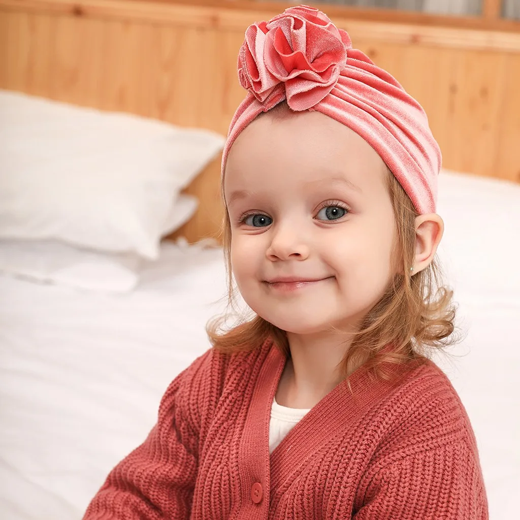 Модные зимние детские бархатные шапочки высокого качества Мешковатые новые