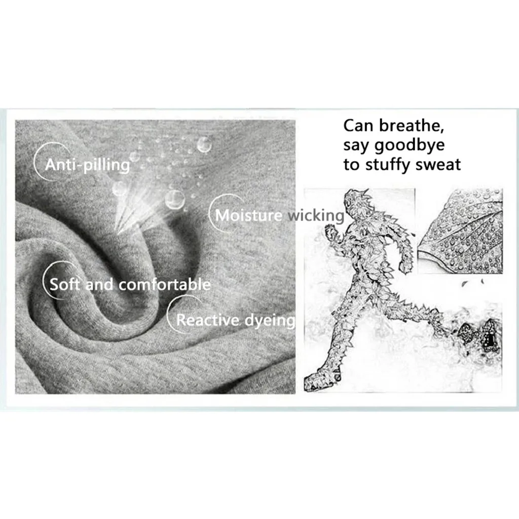 Осенний спортивный костюм для мужчин мужской зимний теплый комплект нижнего