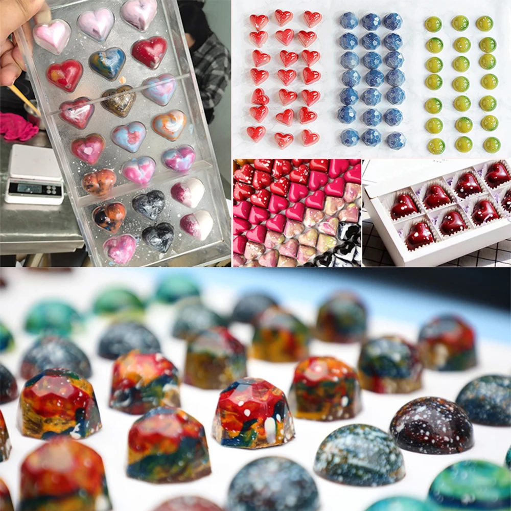 Новое поступление прозрачный жесткий чехол шоколад пресс форм из поликарбоната