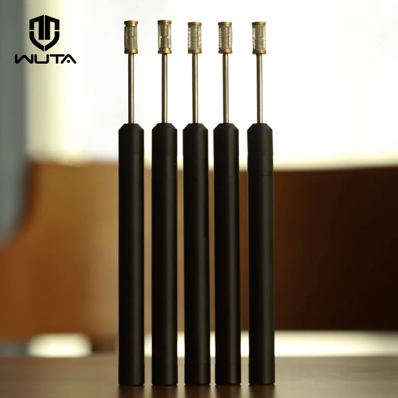 WUTA ручка для нанесения масляной краски с кожаными краями аппликатор 2 головками