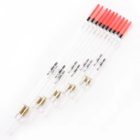 FISH KING 10pcs 1 1 5 2 2 5 3g Mix Size Plastic Hard Fishing Float With Transparent Tube Fishing Tackle