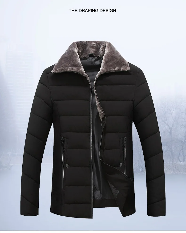 Черная меховая парка размера плюс 8XL, мужские пальто, зимняя куртка, Мужская хлопковая куртка на молнии, темно-синяя, красная, с длинным рукавом, повседневная пуховая парка