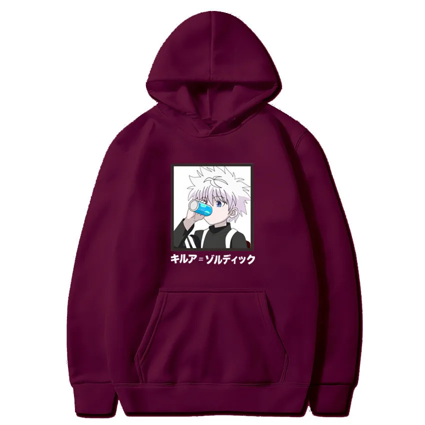 

Hoodie Japanese Anime Men/women Funny Sweatshirt Harajuku Cartoon Hip Hop Vintage Clothes Male Hooded